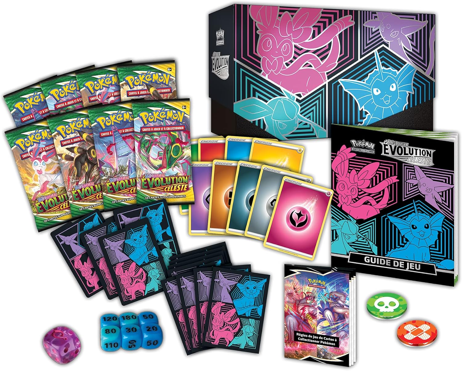 Pokémon - ETB EB07 Évolution Céleste : Nymphali, Givrali, Aquali et Mentali Hanami