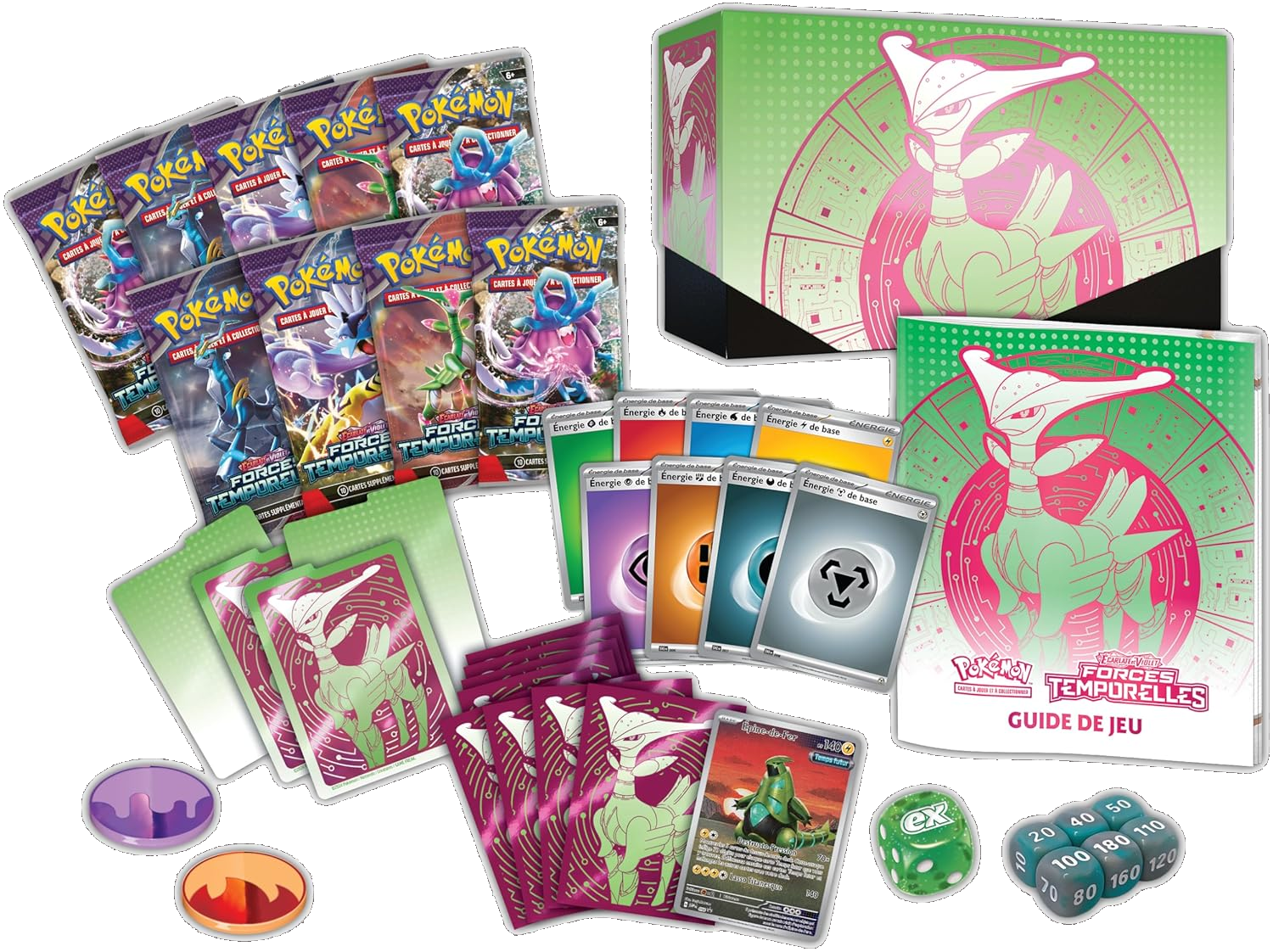 Pokémon - ETB EV05 Forces Temporelles : Vert-de-Fer Hanami